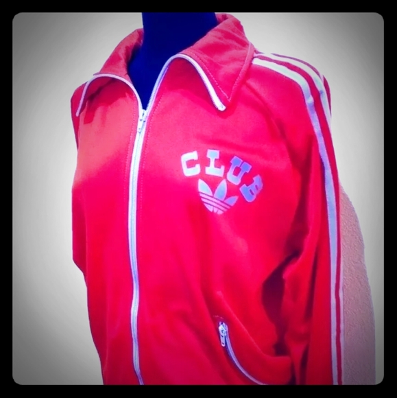 Adidas CLUB Mens Vintage Track Jacket - Picture 1 of 3